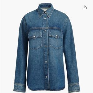 KHAITE Blue Denim “Jinn” Shirt